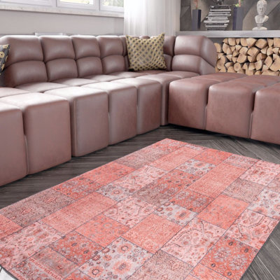 Premium 100% Polyester Area Rug, 6.9 x 10.2 ft | 1850 g/m², 0.2 in Pile Height | Recycled Poly Cotton Underside | Machine Washable at 30°C | Soft, Durable, Eco-Friendly Design for Modern Living Spaces