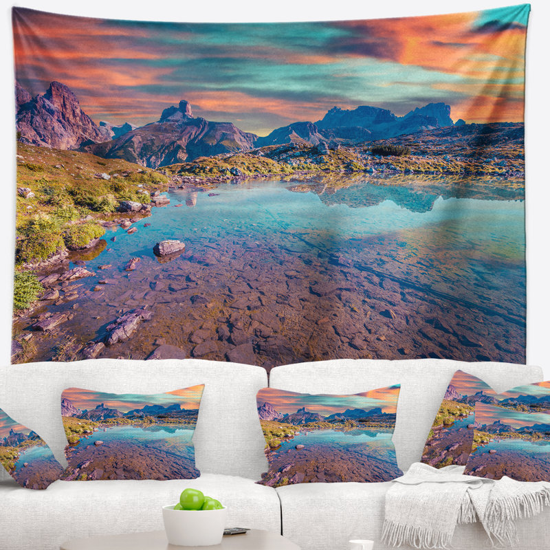 Tapisserie Lago Rienza, H 50 po x l 60 po