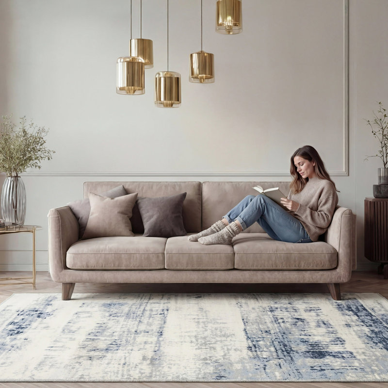 Abstract Machine Tufted Area Rug, 280cm x 365cm