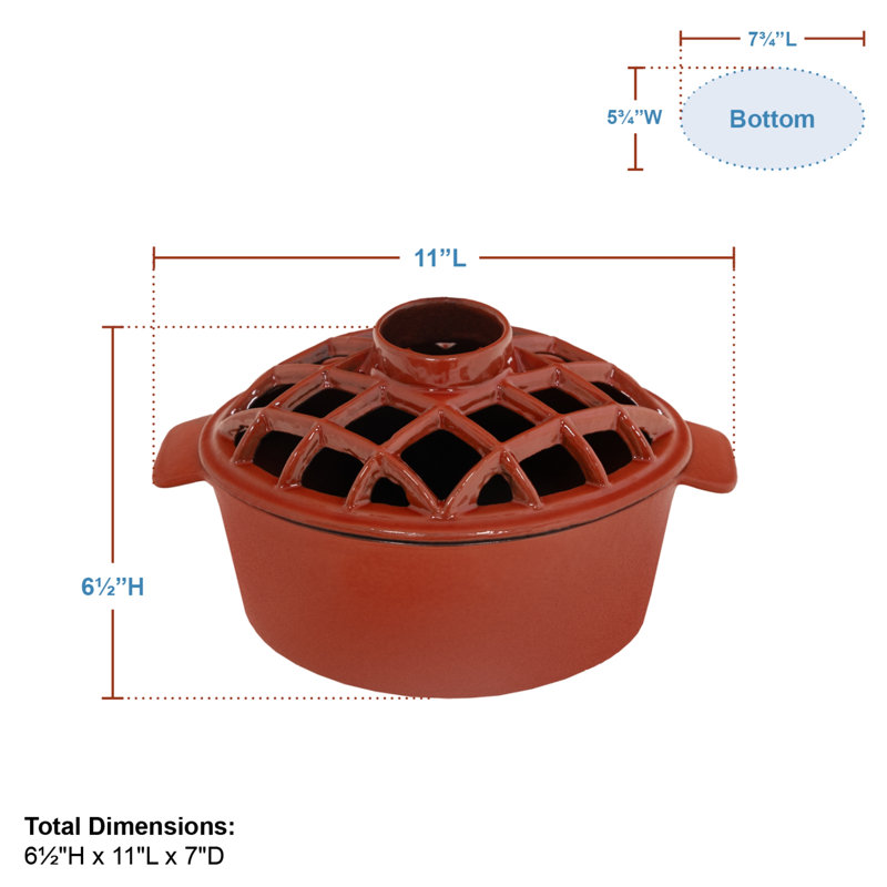 Hepp Steel Fireplace Accessory, Red