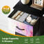 Commode à 4 tiroirs pour chambre à coucher mauve or blanc pierre marbre technique à l'encre à alcool Petite commode à vêtements haute pour organisateurs de placard avec commode