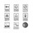 Royal Impression Porcelain China Dinnerware Set 16 Piece - Service for 4