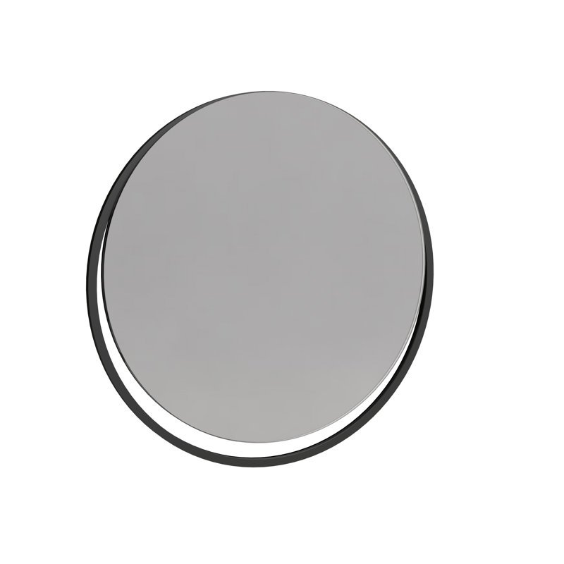 Wattripont Stainless Steel Flat Mirror, Matt Black