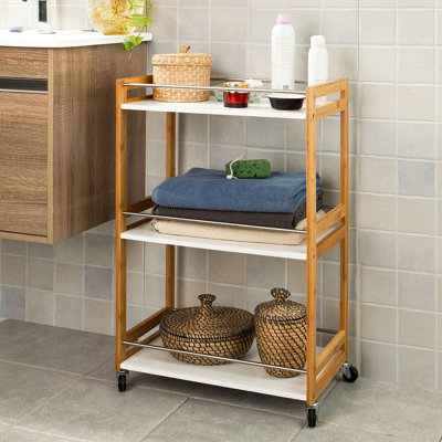 Kaan Solid Wood Bar Cart