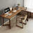 Nut-brown L-Shaped Solid Wood writing desk-1465388224-1465388254