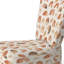Fauteuil d'appoint abstrait - Fauteuil d'appoint Boho Terra Shapes en velours orange-245959443