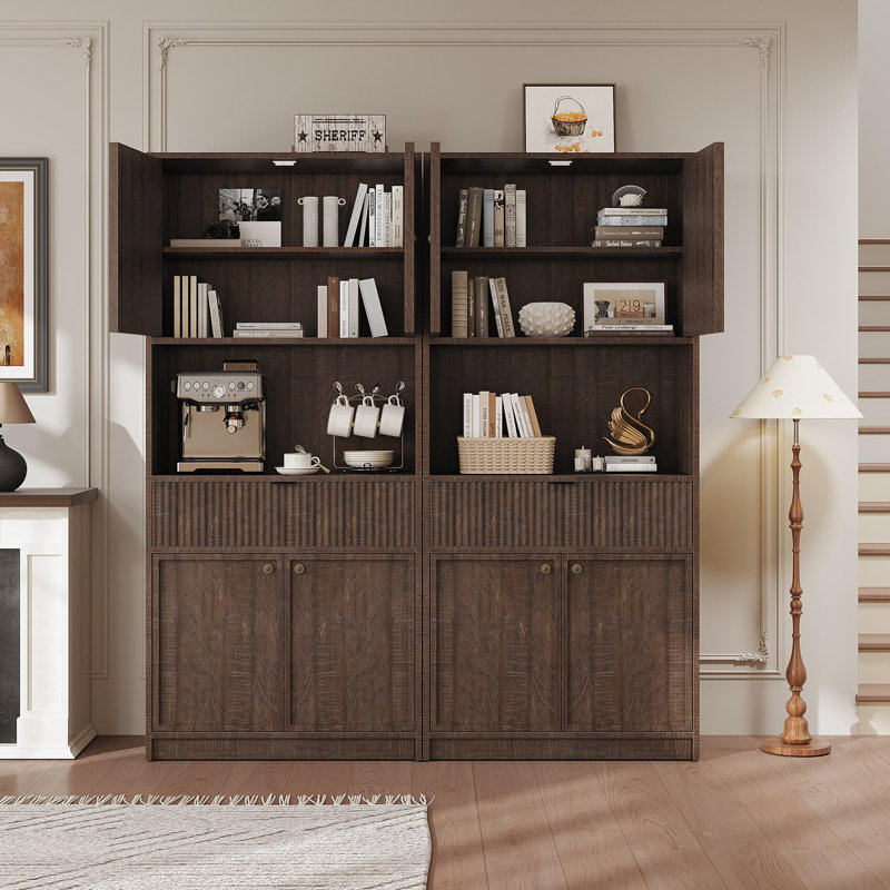 4 Door Wardrobe, Beige