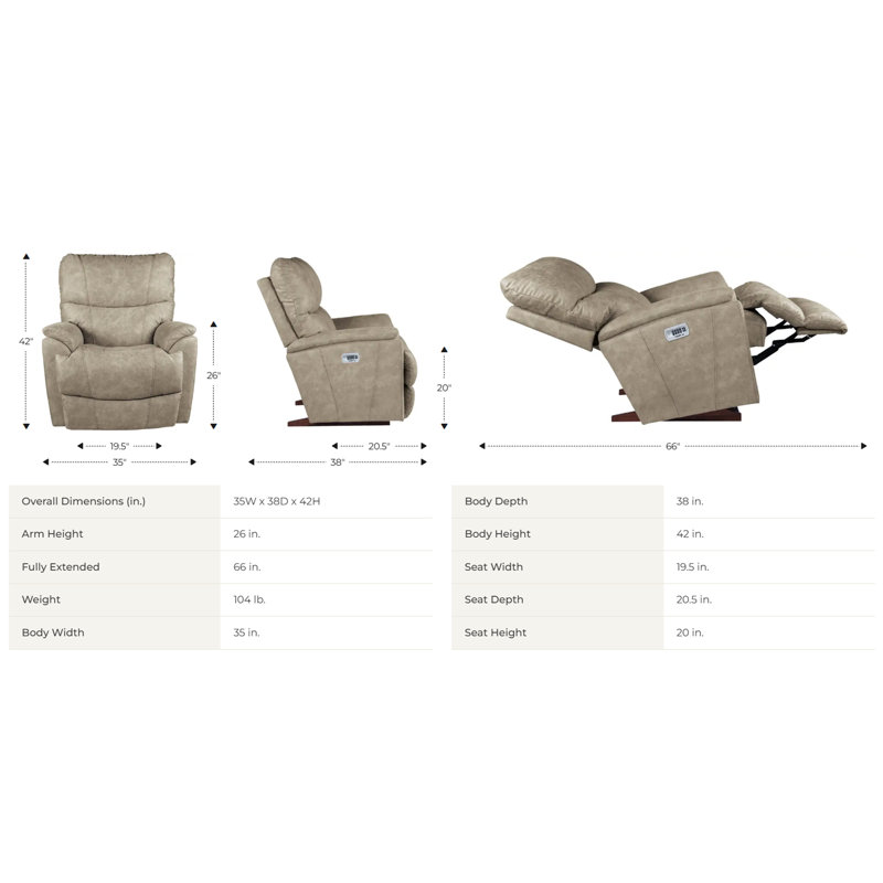 Fauteuil inclinable électrique en cuir avec appui-tête et soutien lombaire Cassian, Motorisé - Télécommande, Marron foncé