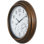 Tempest Indoor-Outdoor Metal Wall Clock, Antique Gold, 18.5 Inch