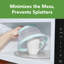 Petit couvercle pour micro-ondes pliable, bleu brume-115166742