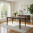 Noushin Rectangular Dining Table in Dark Brown