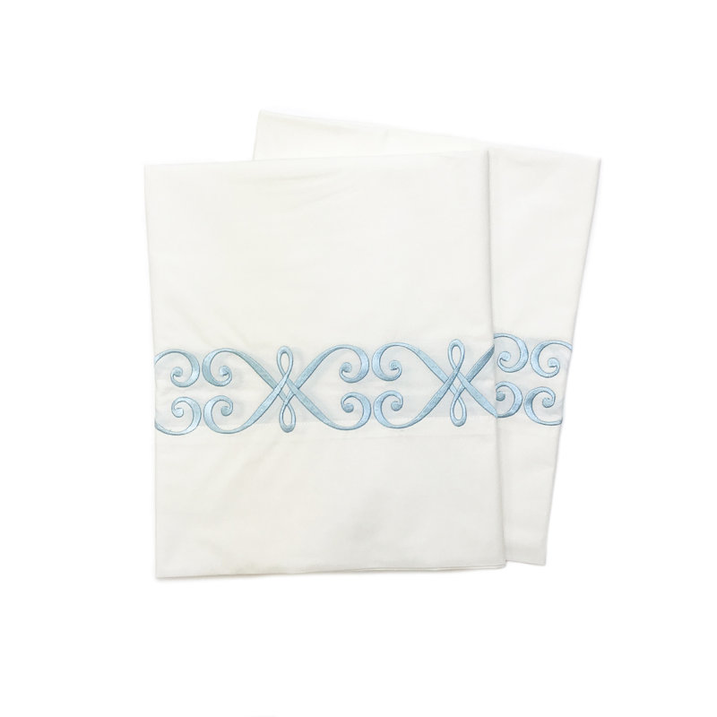 Jade Percale Pillowcase, Standard