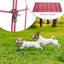 Clôture pour chien pliable en métal à 8 panneaux Puppy Pet-57902465-60801703