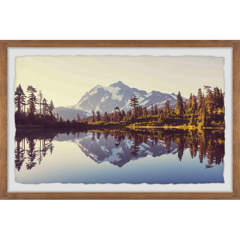 Mirror Landscape - Single Picture Frame Painting, 41 cm H x 61 cm W x 3.81 cm D