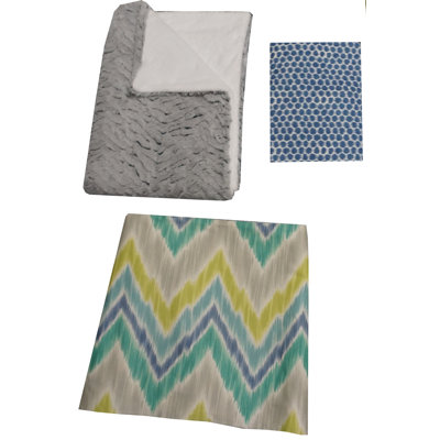 Mertens 3 - Piece Crib Bedding Set