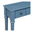 Table d'entrée avec 4 tiroirs, console rétro avec tablette ouverte pour les entrées, les salons et les couloirs (bleu marine)-1530890694