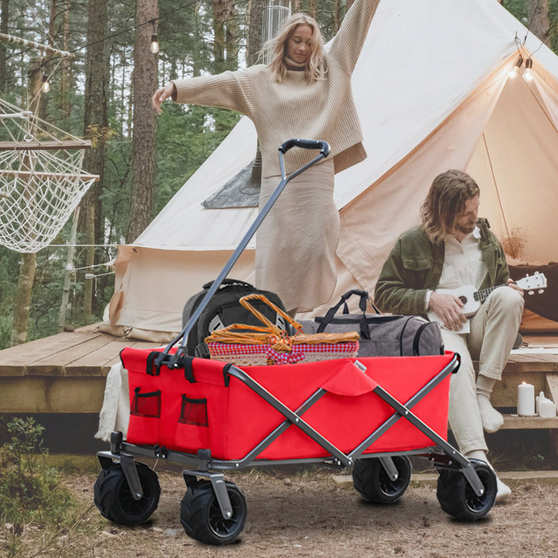 Chariot de jardin utilitaire pliable couleur pliable