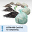 Stout ecosafe-6400 64 gal. sacs à compost