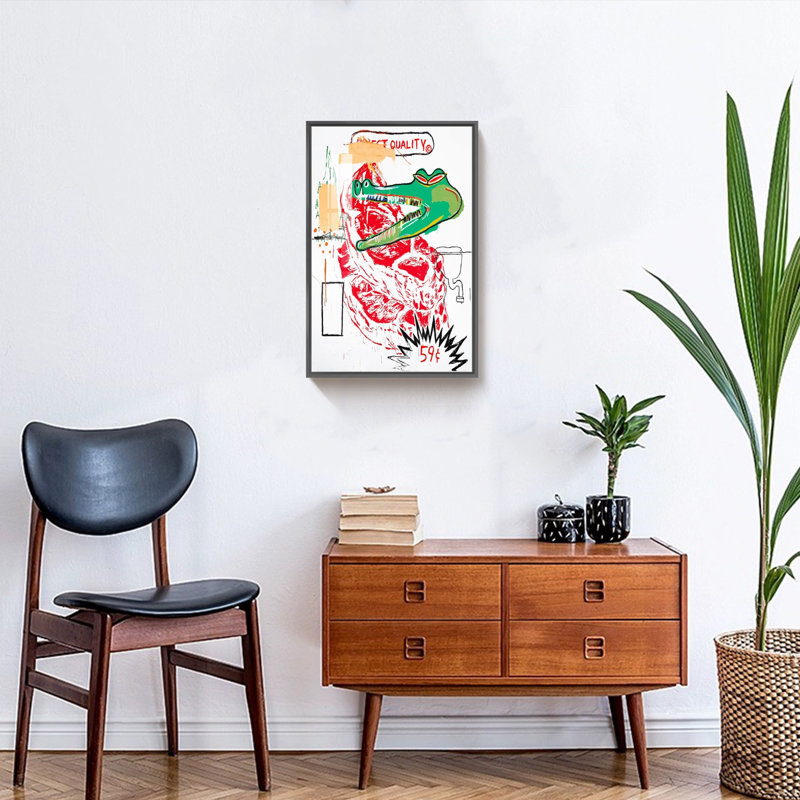 «Graffiti Art» sur toile, Noir, H 23,75 po x l 15,75 po x P 1,34 po