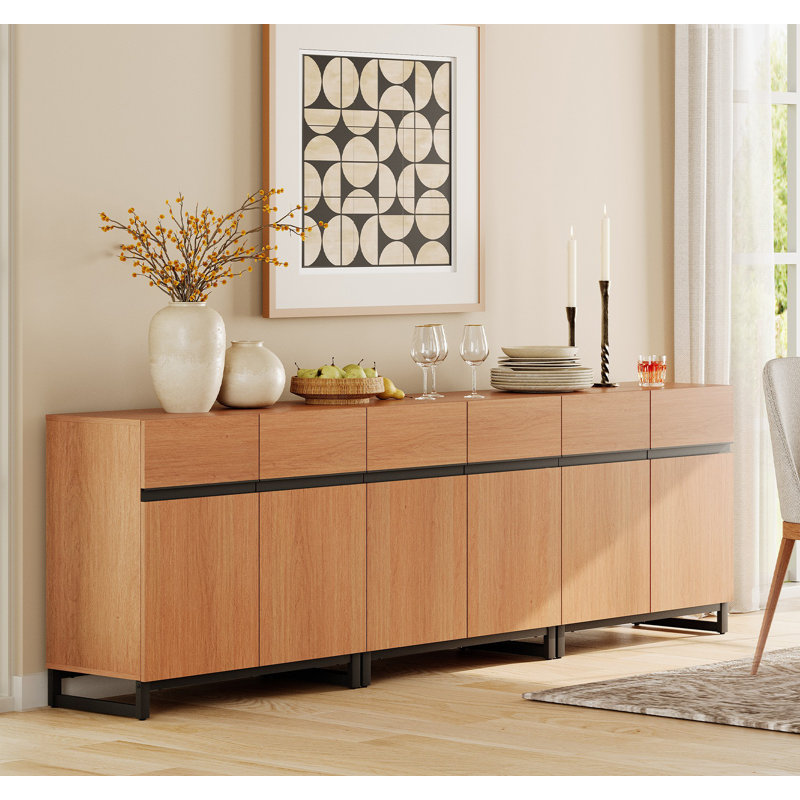 Aadam Cottondale Steel Accent Cabinet, Mocha