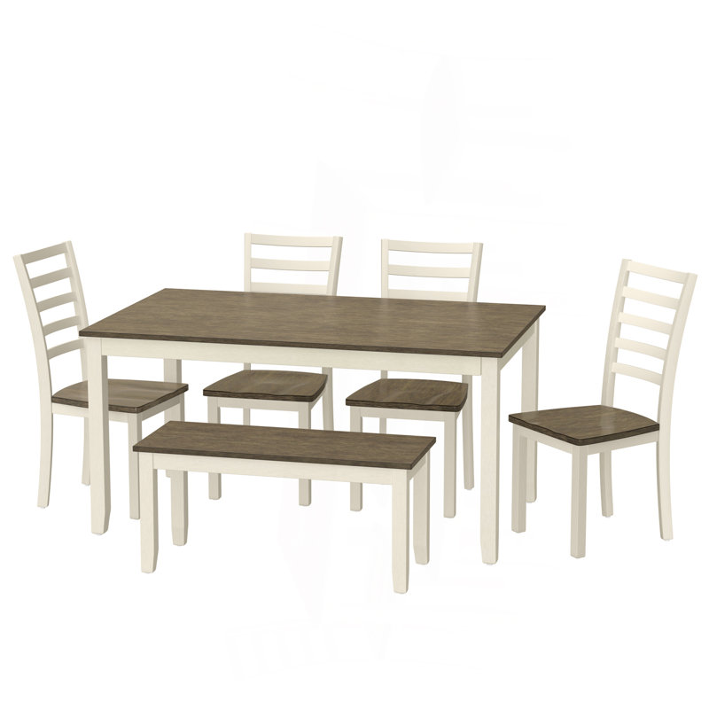 Ensemble de table de salle à manger 6 pièces