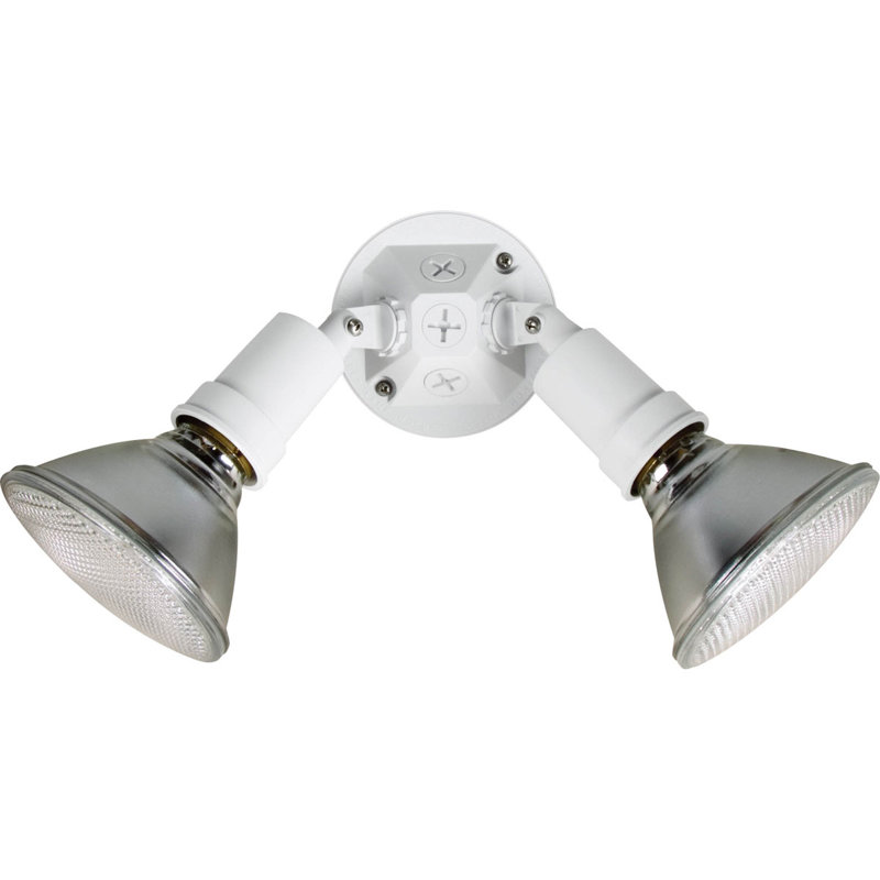 Projecteur de sécurité pour l'extérieur Lowe (paquet de 2), Blanc