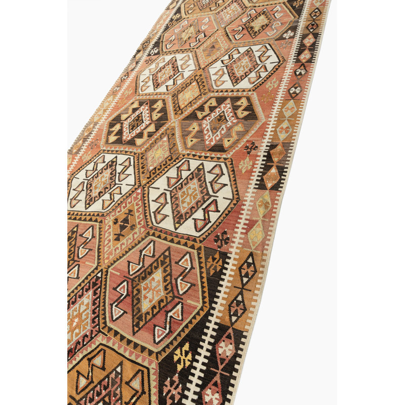 One-of-a-Kind 4'1 X 11'8 Flatweave Area Rug