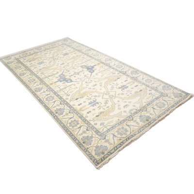 Tapis oriental Oushak 8x15 Mute Taille exacte: 8 pi 1 po x 15 pi 4 po