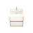 23.4'' Single Bathroom Vanity with Acrylic Top-231461854