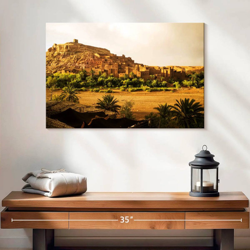 Ville antique marocaine de Nicci, H 16 po x l 24 po