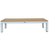 SoHo Teak Aluminum Outdoor Picnic Dinning Bench