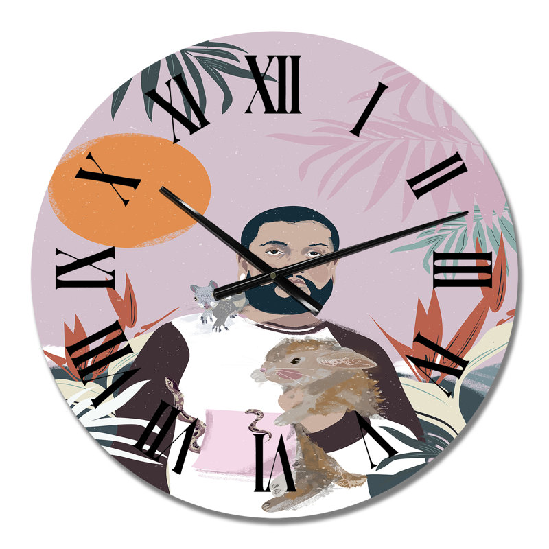 Horloge murale surdimensionnée, Moyen