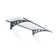 Palram - Canopia Neo 2' 9" D Polycarbonate Mist Stationary Slope Door and Window Awning