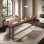 Table de bar ménage en bois massif
