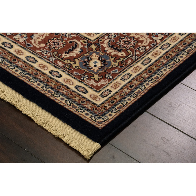 Tapis brun/noir en laine wheeler Cirro, Tapis de couloir 2 pi 9 po x 11 pi 6 po