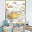 « fields of gold fleur », impression sur toile-48347164-48347168