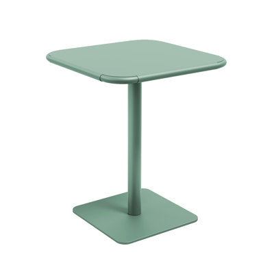 Haley Square Steel Table 24" Aloe Green