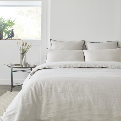 Dziedzic 100% Linen Solid Colour Duvet Cover