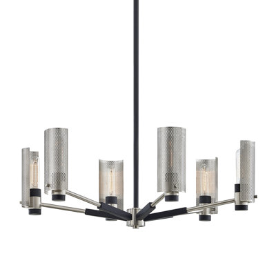 Lustre sphérique spoutnik à 6 lumières Pilsen
