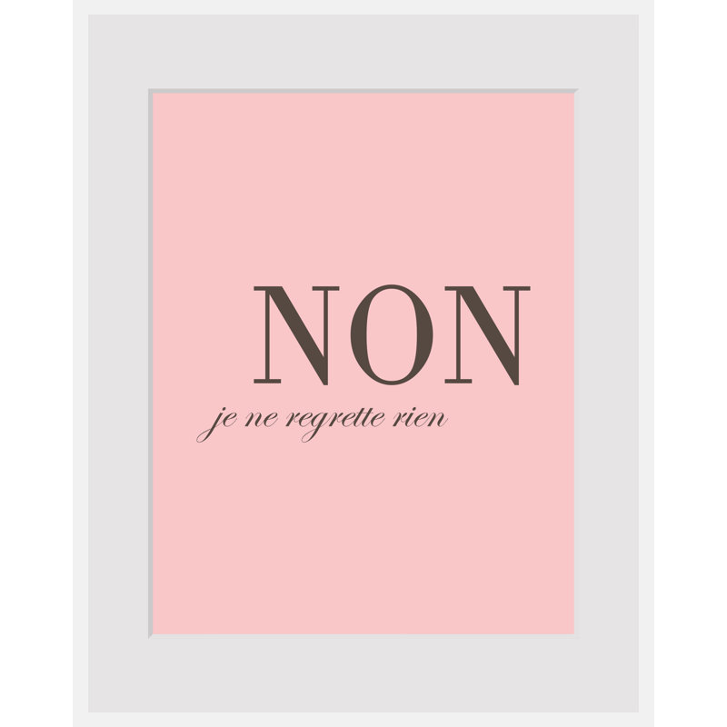 Text - Single Picture Frame Print
