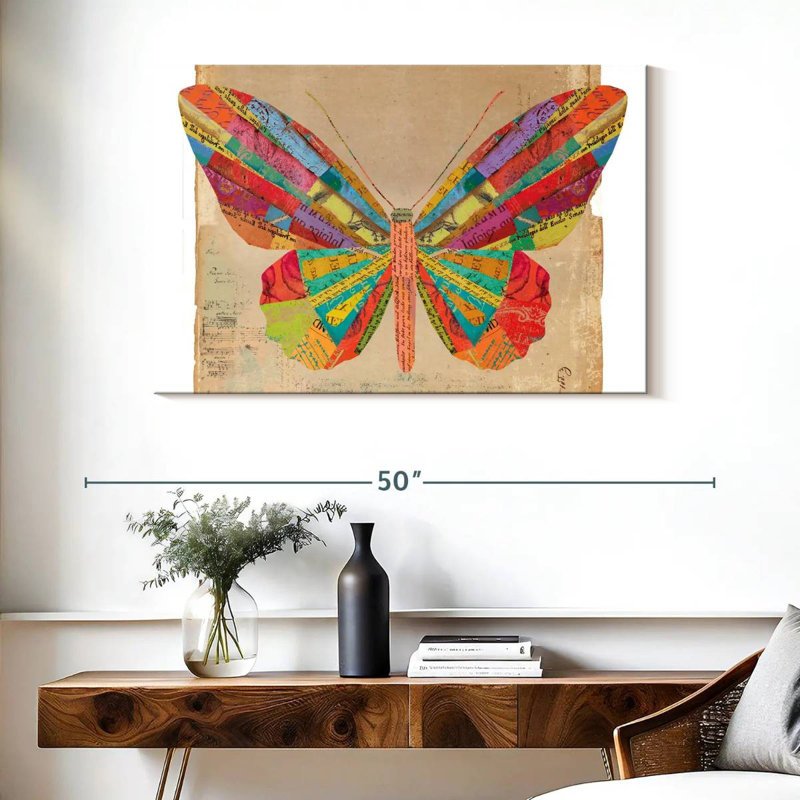 Craft Butterfly, 26" H x 39" W