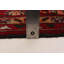 Tapis noir et rouge Andelz 3 pi 11 po x 7 pi 1 po
