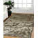 Tapis taupe tissé à la main Kailyn