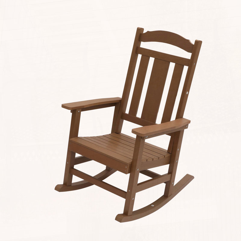 Chaise berçante pliante Adirondack - matériau HANPS, résistant aux intempéries