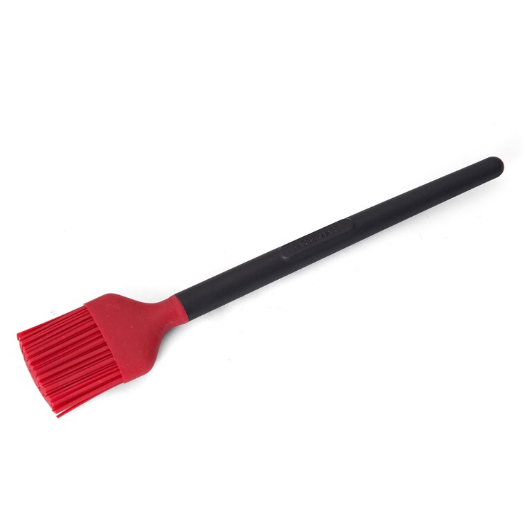 Farberware Professional Heat Resistant Silicone Basting Brush, Red/Black