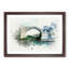Stari Most Old Bridge in Abstract - Framed Print-55729797-55729798