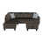 Dark Gray Microfiber/Microsuede