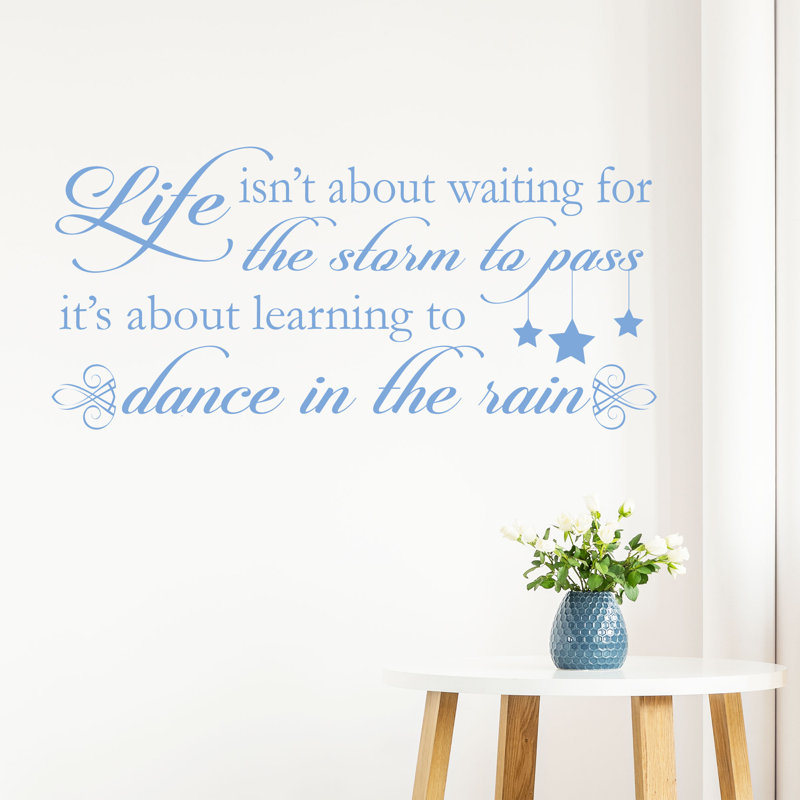 Wall Decal, Ice Blue, 90cm W x 40cm H