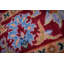 Hand-Knotted Burgundy Wool Traditional Floral Oushak Area Rug