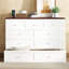 Armoire de lit escamotable complète avec tiroir de rangement et station de charge, port USB, cadre de lit escamotable en pin massif pour bureau à domicile, studio ou chambre d'amis, noyer blanc